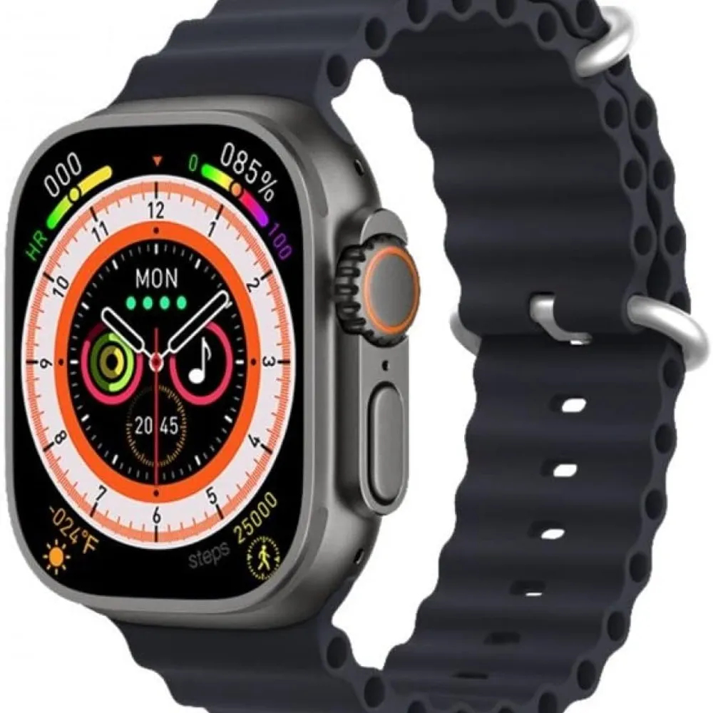 X8+ ULTRA Smart Watch W&O Black
